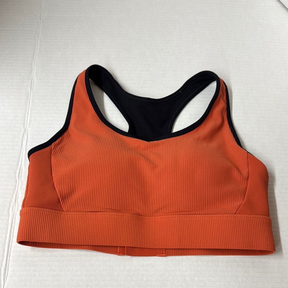 Zyia Orange Sports Bra Size Medium